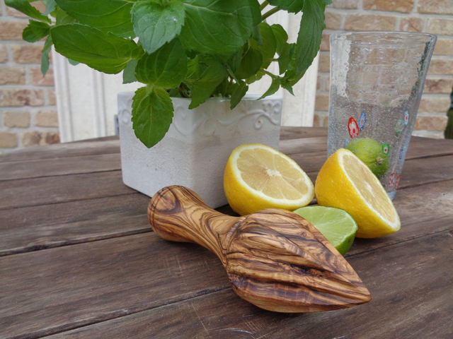 Olive wood citrus Juicer