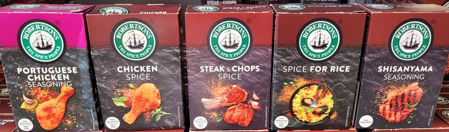 Robertson Spices - bottles