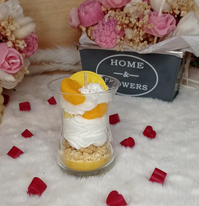 Bougie citron meringué 