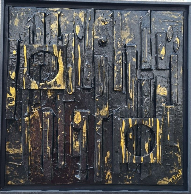 RV32-Rêve noir/or (60x60)