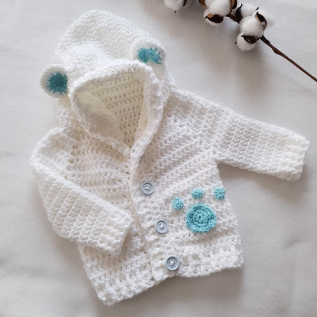 Cardigan ourson 
