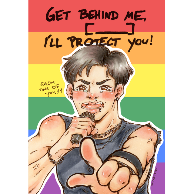 SKZ | Art Print "I'LL PROTECT YOU!!1"