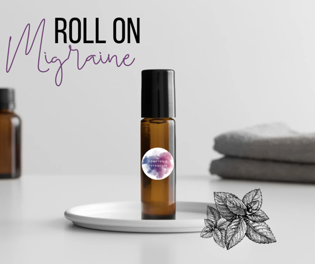 Roll-on Migraine, mal de tête, tensions nerveuses