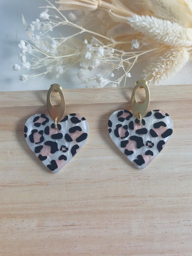 Boucles d'oreilles Davina blanche 