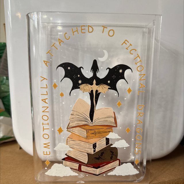 Fourth Wing Acrylic Vase