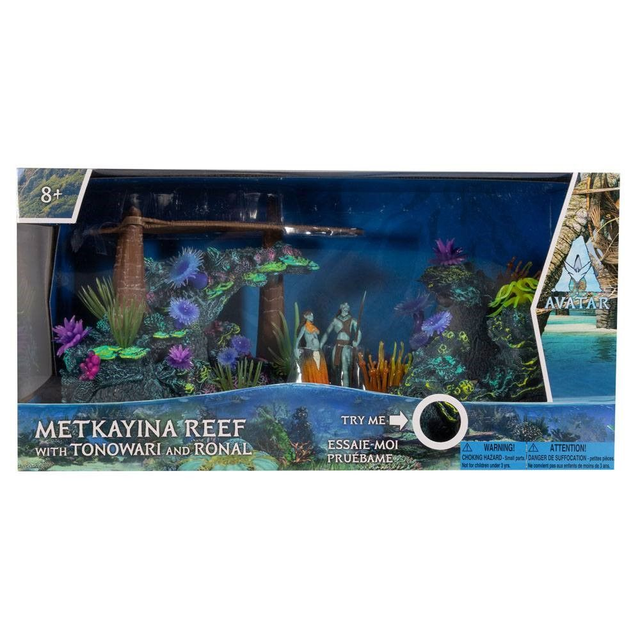 Avatar : La Voie de l'eau figurines Metkayina Reef with Tonowari and Ronal Action figures Avatar