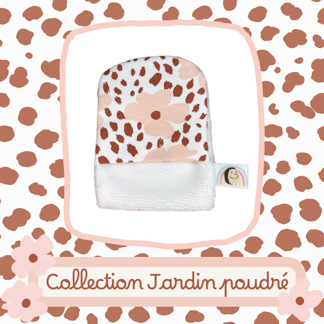 Débarbouillette - collection Jardin poudré