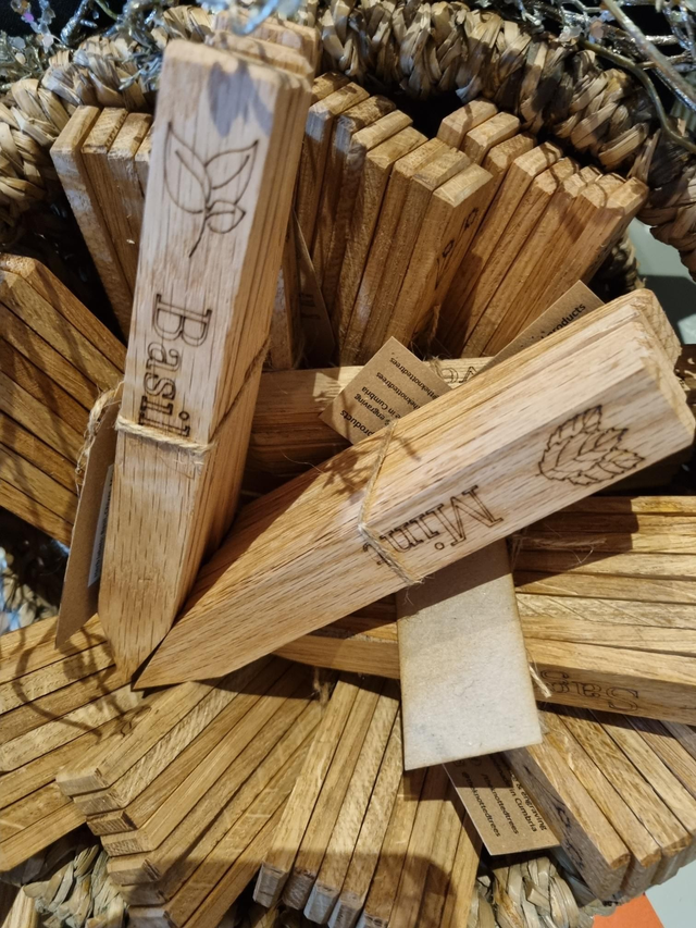 Oak Herb Labels x 8