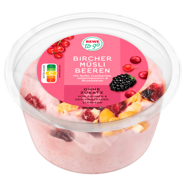 REWE to go Bircher M�sli Rot