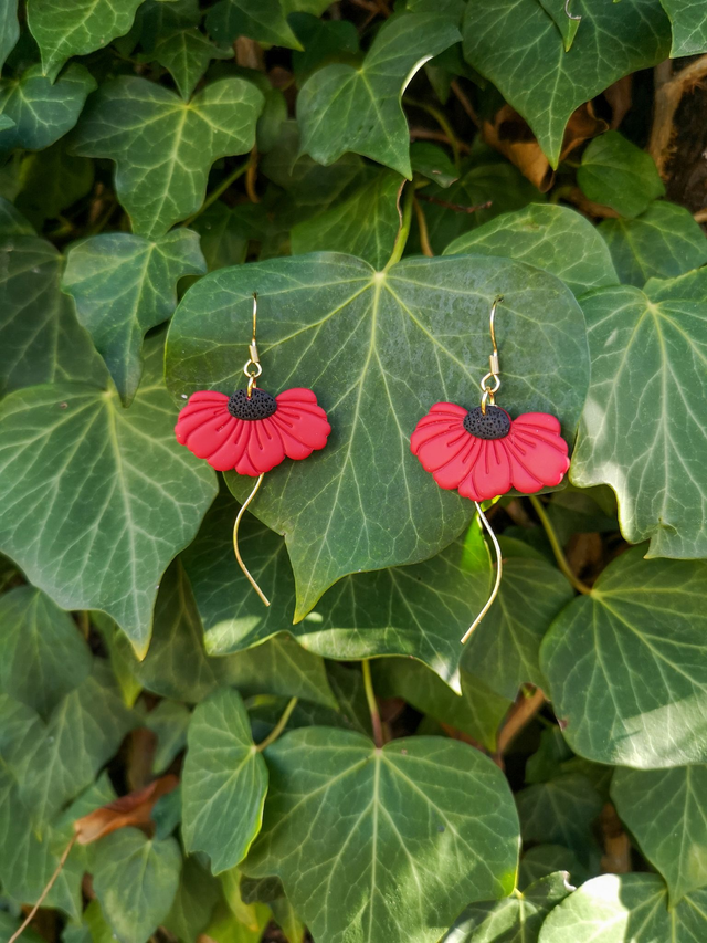 Collection Florale Pétale Pourpre - Boucles d&#039;oreilles Florine