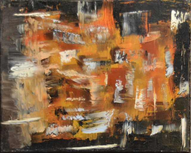 Tension picturales, Huile sur toile, 41 cm * 33 cm