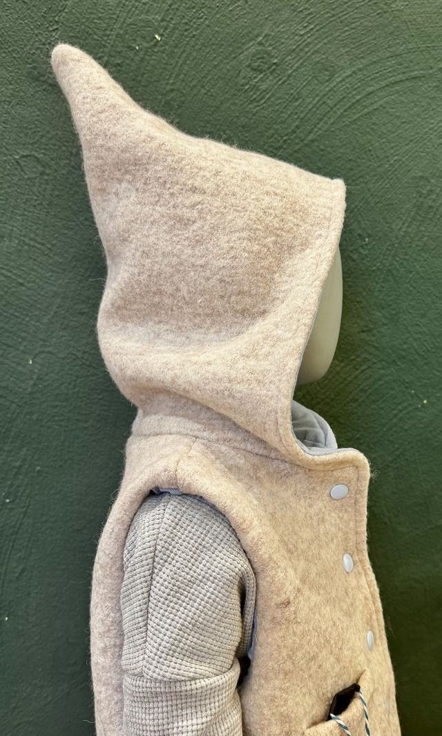 Walk-Weste "hellbeige-taubenblau" - Küstenfieber