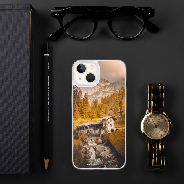 Cover iPhone in silicone mulino Sappada autumn