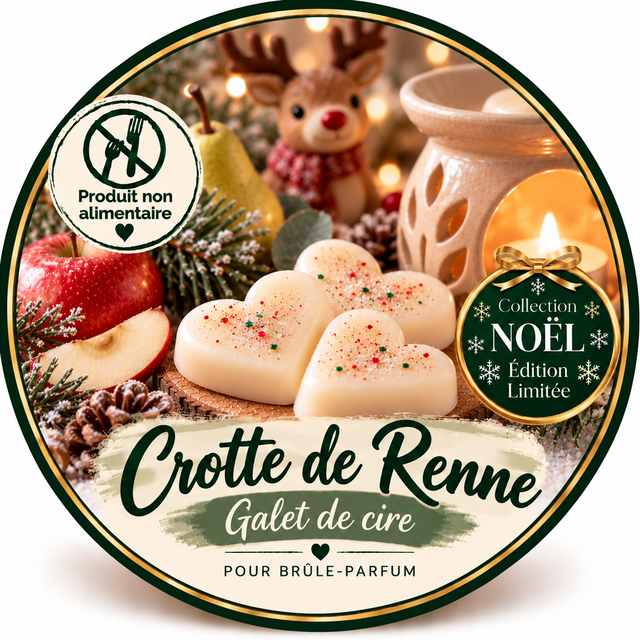 Galet de cire - Crotte de Renne