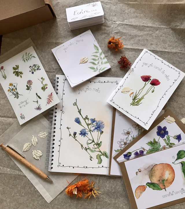 Coffret "Les Botaniques" - Écriture