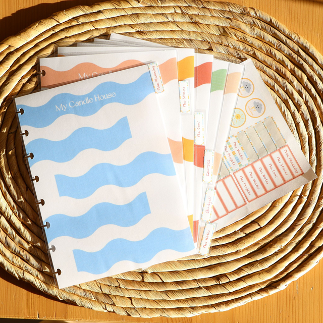 Lot de 6 Intercalaires + stickers