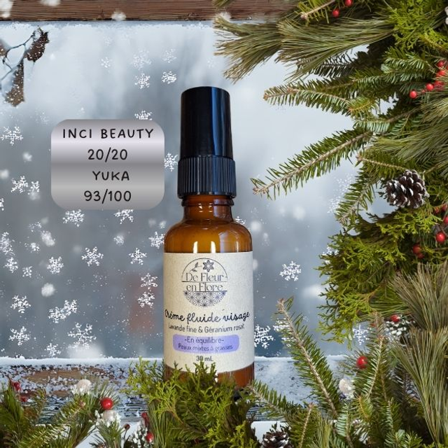 Crème fluide visage-Peaux mixtes à grasses