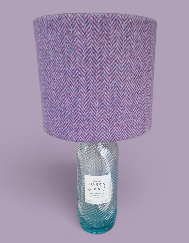 Lilac Herringbone Lampshade