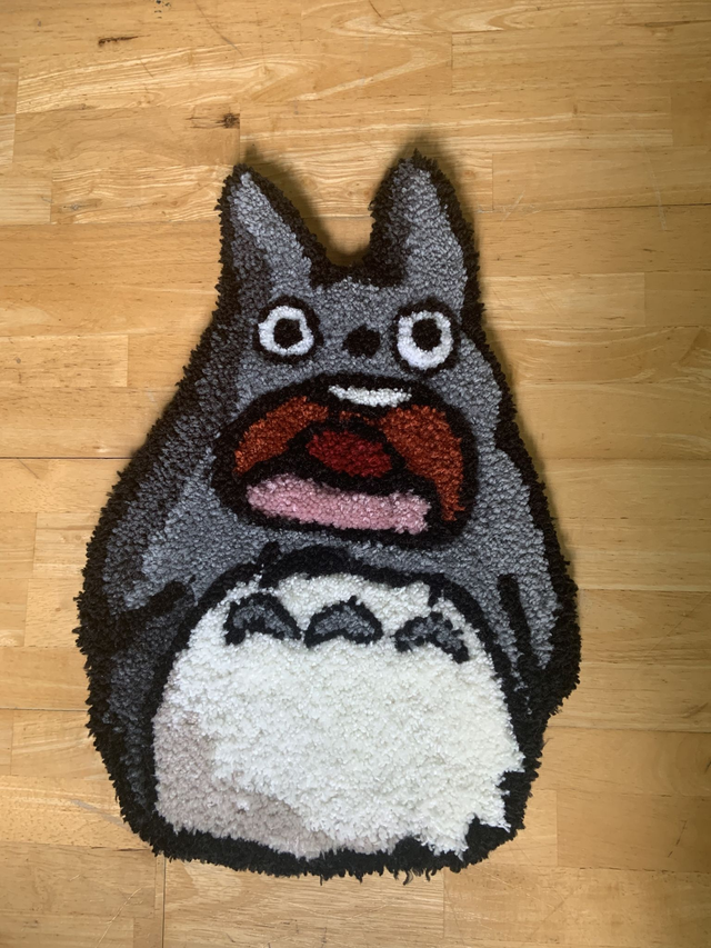 Screaming Totoro wall piece