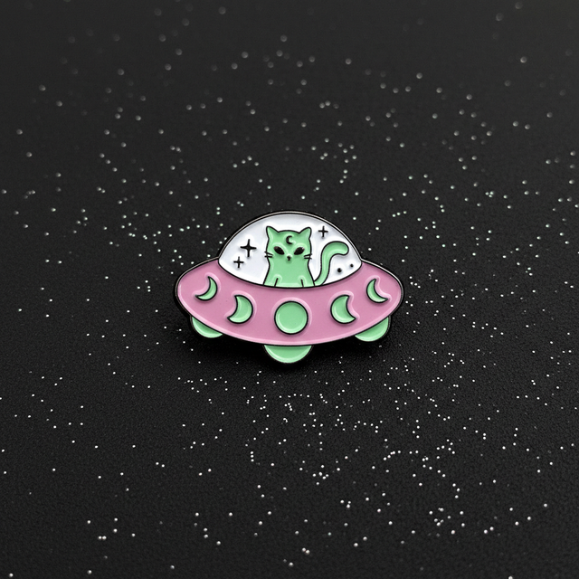 Pin's chat cosmique