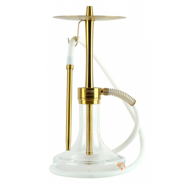 Vodní dýmka Oduman Infinity 45 cm zlato čirá