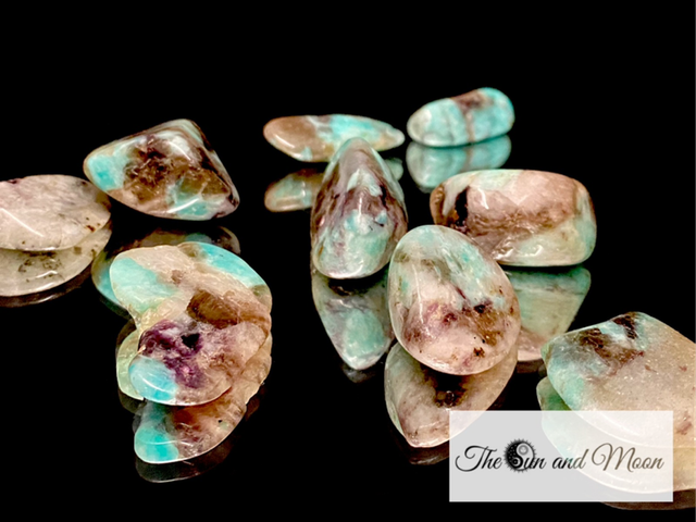 Amazonite With Smokey Quartz Large