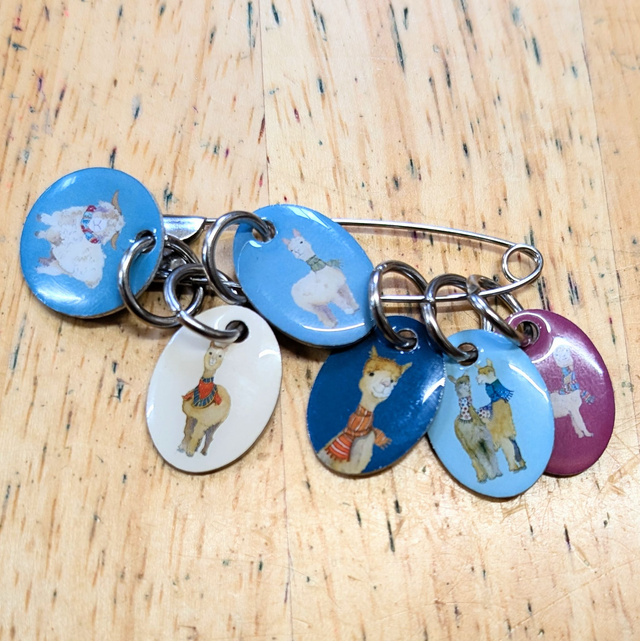 Stitch Marker Knitting - Alpaca and Friends set of six