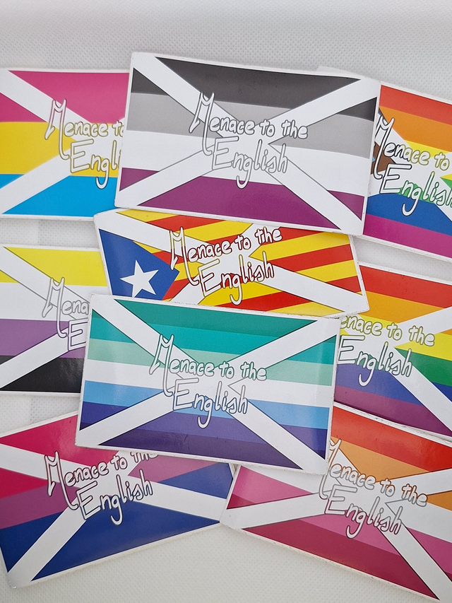 Menace to the English Stickers