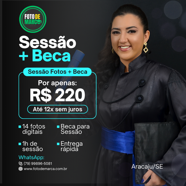 Sessão de Fotos Formatura em Estúdio 
