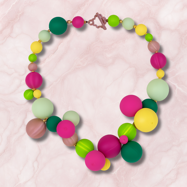 Collar sostenible Veralina | Impresión 3D colorida y artesanal