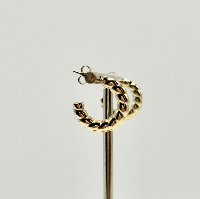 Pendientes Aro Croissant