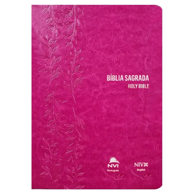 Biblia Portugues Ingles Rosa