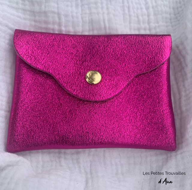 Pochette Marlène Fushia OCTOBRE ROSE