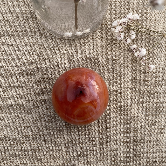 Sphère en Cornaline 