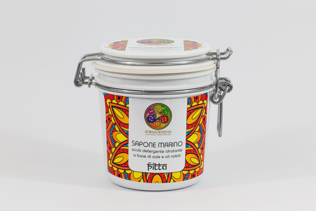 Sapone Marino Camomilla e Limone – Scrub detergente e idratante by Anima Serena 350 ml