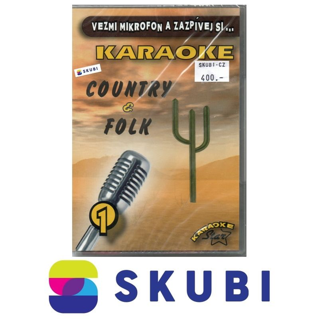 DVD Vezmi mikrofon a zazpívej si ... Karaoke - Country &amp; Folk 1