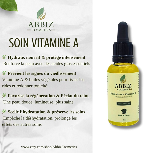 Soin Visage Vitamine A – Le Régénérant Anti-Âge Naturel pour Peaux Matures