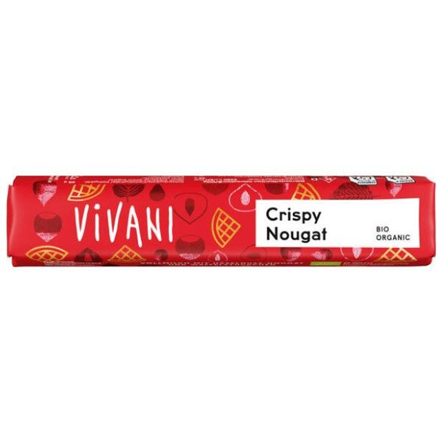 Vivani Schokoriegel Crispy Nougat 40g