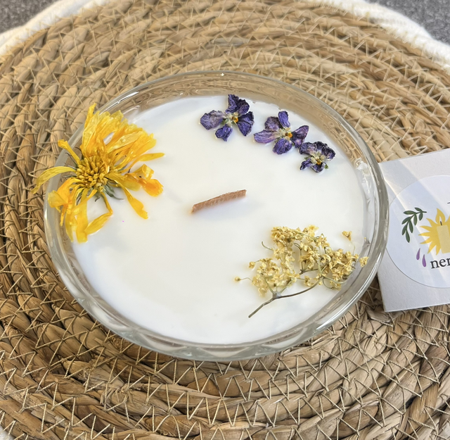 Bougie Agrumes - Couleurs printanières