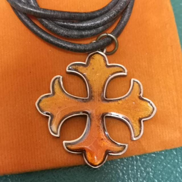 Countess Cross bronze pendant