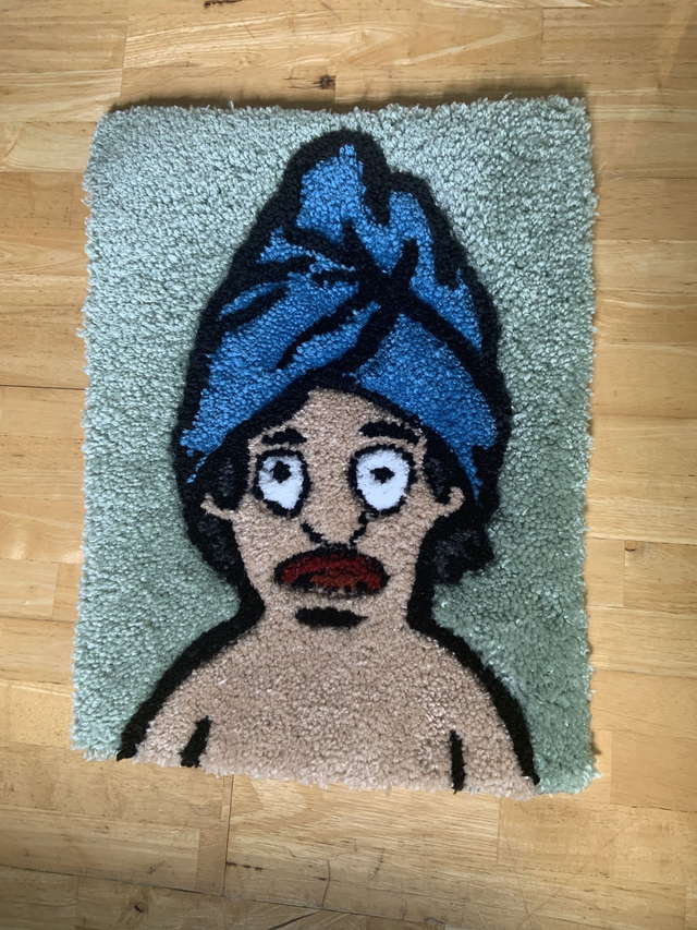 Gene Belcher spa night rug