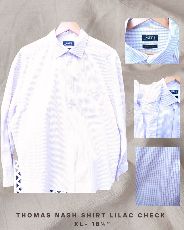 Ralph Lauren Lilac Check - Oxford Shirt - XXL