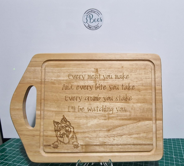 Engraved Chopping Board (German Shepherd) 