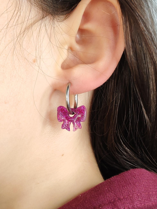 Mini CHOUPETTES Enfants Noeud Violettes