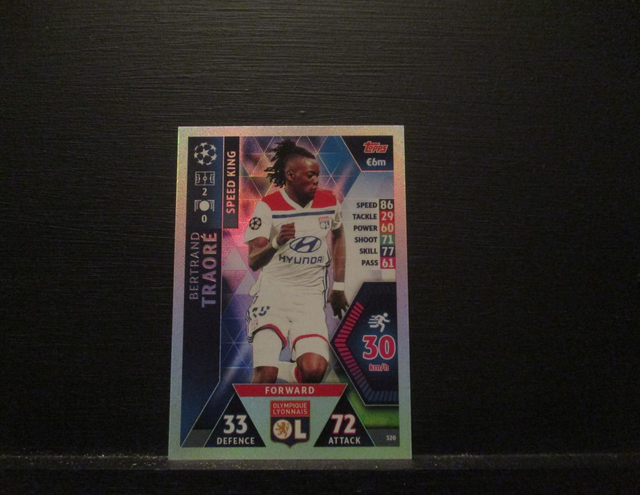 Bertrand Traore - UEFA Champions League Match Attax 2018/19 Original Trading Card #320