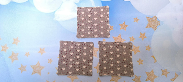 lingettes (x3) cœurs