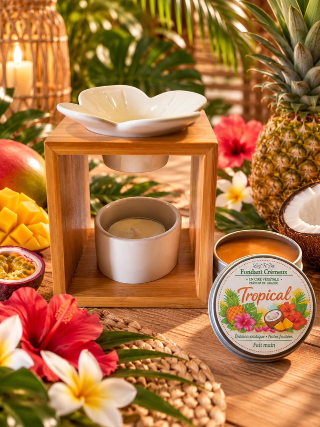 Fondant crémeux parfum "Tropical"