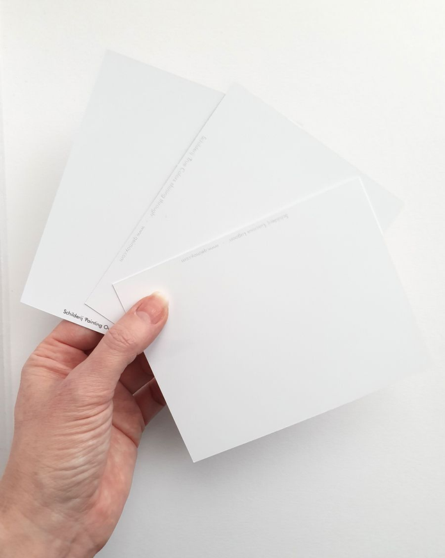 Losse kaart met envelop wit - Surrendering