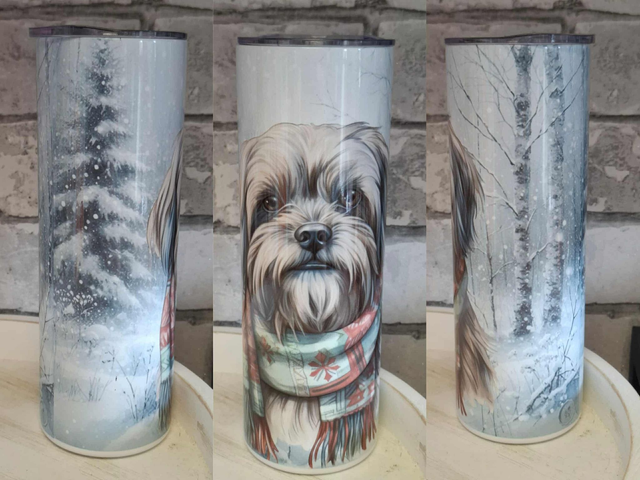 Gourde Canette Lhassa Apso