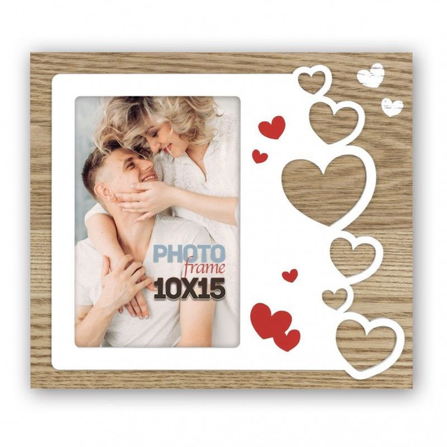 CADRE BOIS GEORGIA HORIZONTAL / VERTICAL AVEC PHOTO PERSONNALISEE FORMAT 10x15
